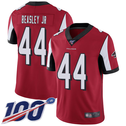 Atlanta Falcons Limited Red Men Vic Beasley Home Jersey NFL Football #44 100th Season Vapor Untouchable->atlanta falcons->NFL Jersey